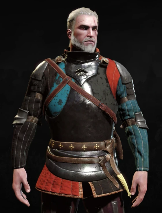 Geralt wearing Ban Ard breastplate