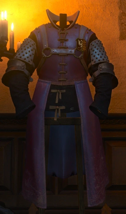 Geralt wearing Eternal Fire executioner's armor