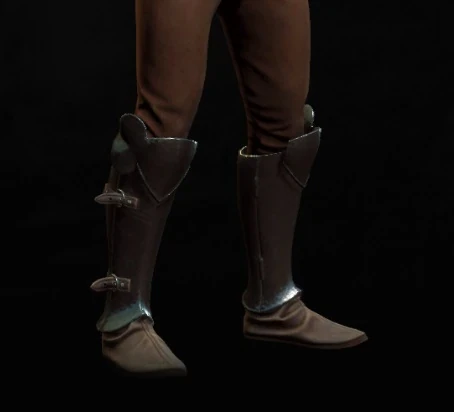 Geralt wearing Executioner's boots