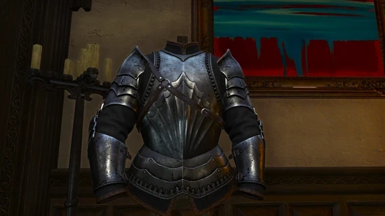 Geralt wearing Toussaint knight's armor