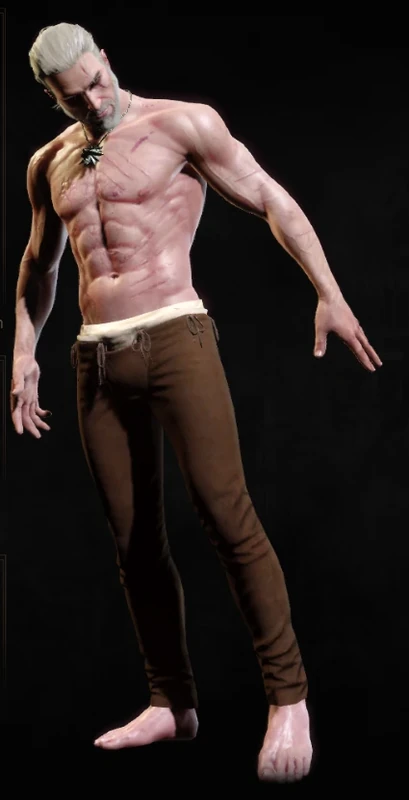 Geralt wearing Hunting trousers
