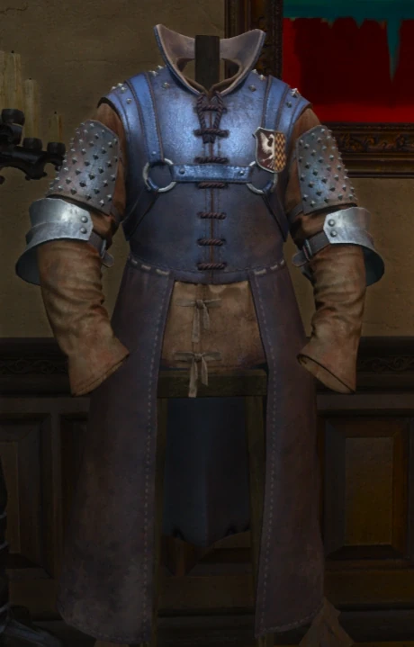 Geralt wearing Witch hunter's armor