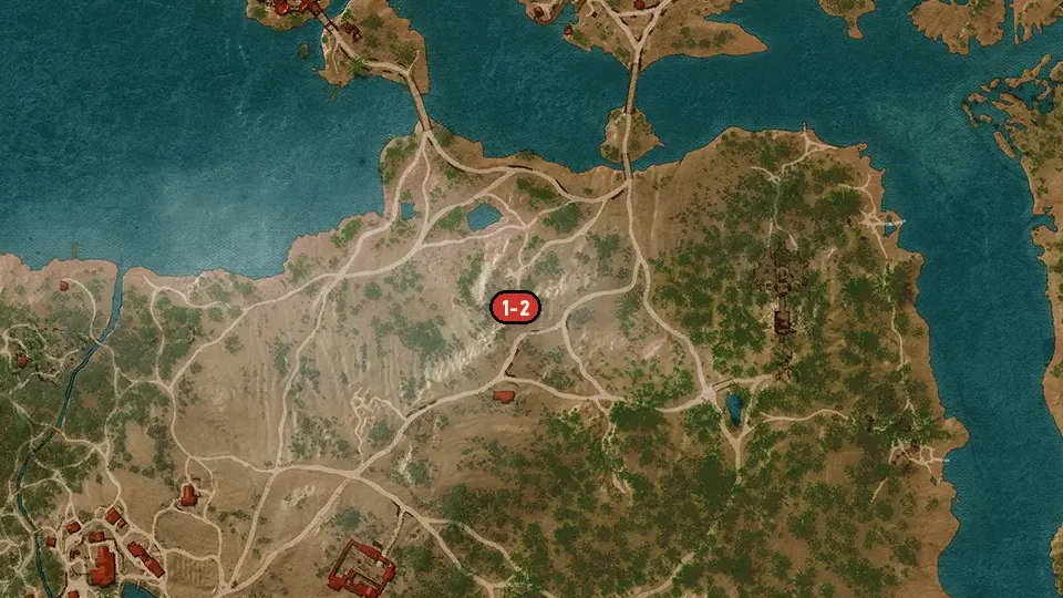 Map of the Vintner's Contract: Cleaning Those Hard-to-Reach Places objectives around Gelenser Farm