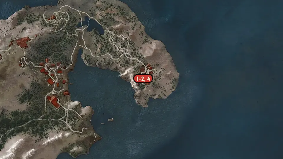 Map of the Fists of Fury: Champion of Champions objectives around Hov