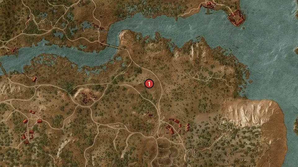 Map of the Hidden from the World objectives around Toderas