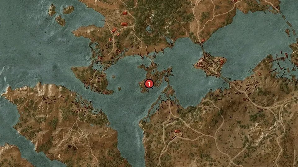 Map of the The Things Men Do For Coin… objectives around Ursten