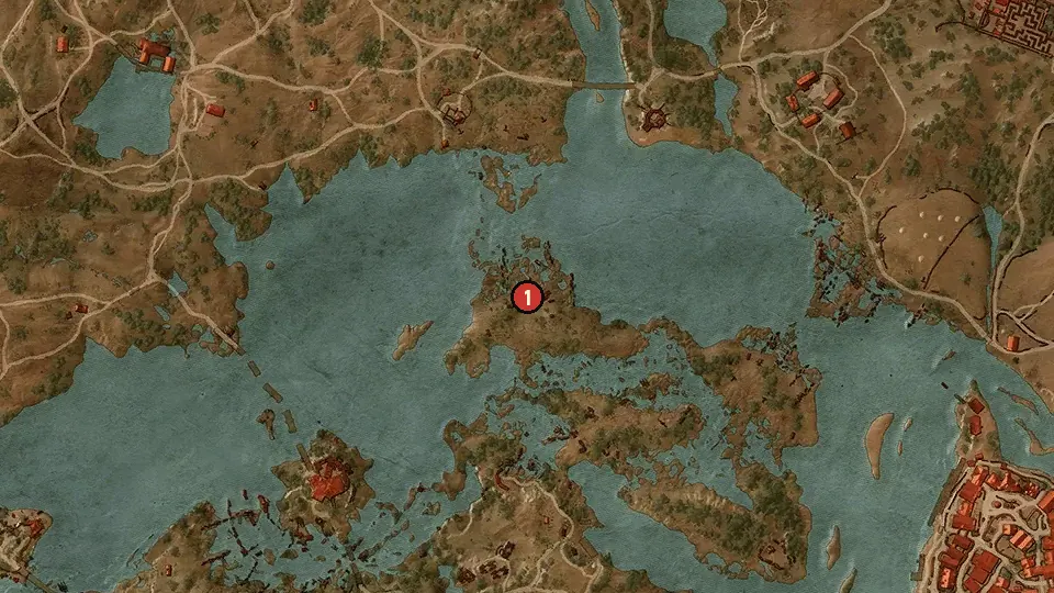 Map of the Battlefield Loot objectives around Eternal Fire Chapel