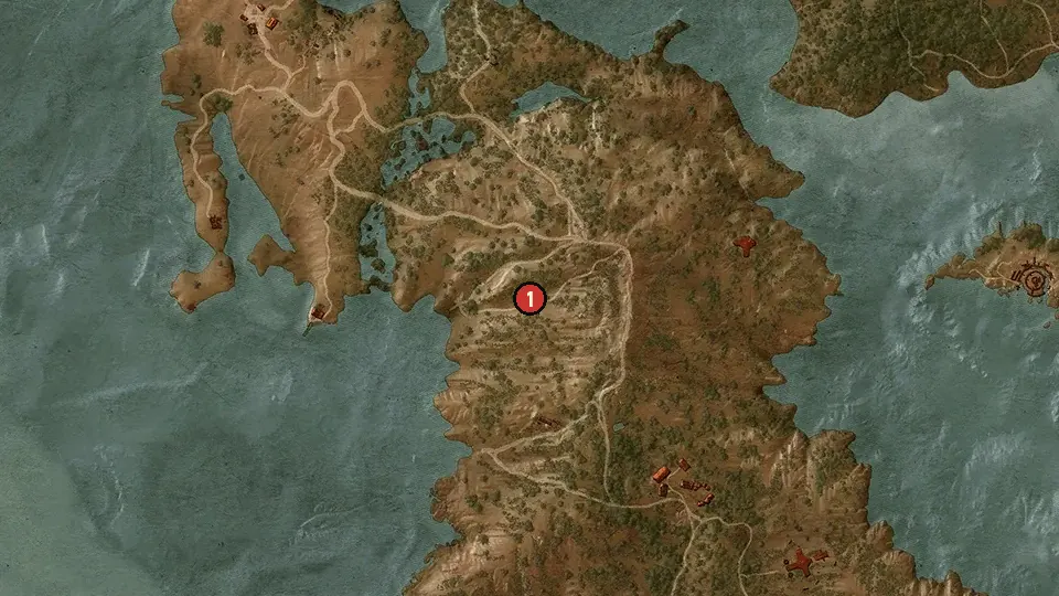 Map of the The Dead Have No Defense objectives around Duén Hen