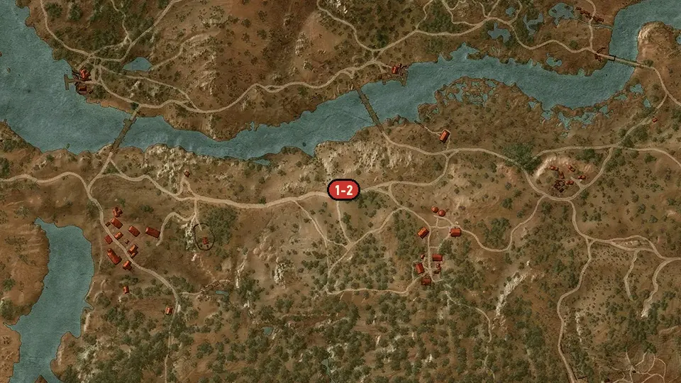 Map of the Hazardous Goods objectives around Lurtch