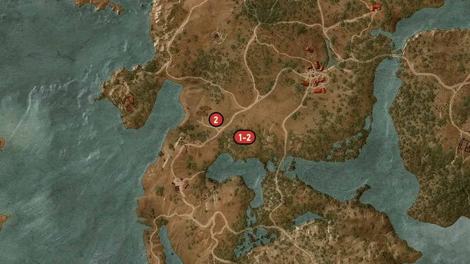 Map of the Love's Cruel Snares objectives around Duén Hen, Condyle