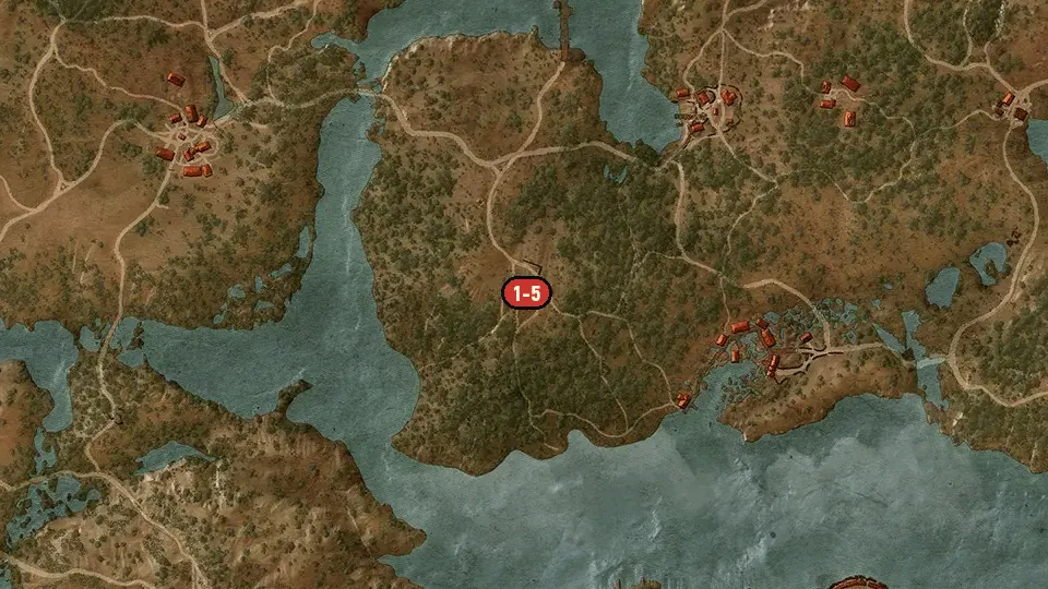 Map of the A Greedy God objectives around Wastrel Manor
