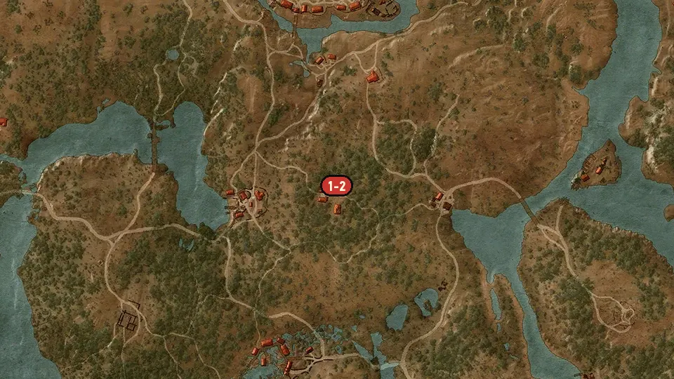 Map of the Contract: The Beast of Honorton objectives around Claywich