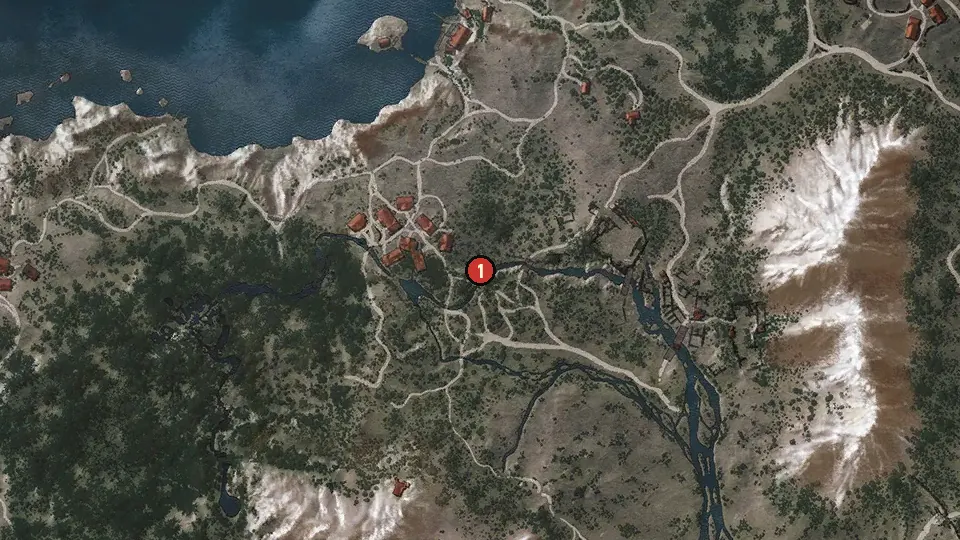 Map of the X Marks the Spot objectives around Fayrlund