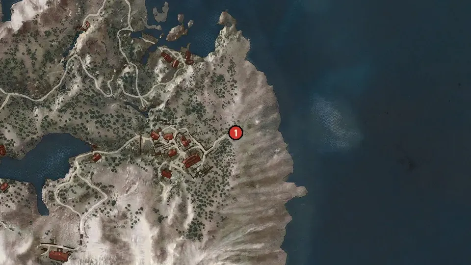 Map of the Ruins, Hidden Treasure, You Know... objectives around Gull Point