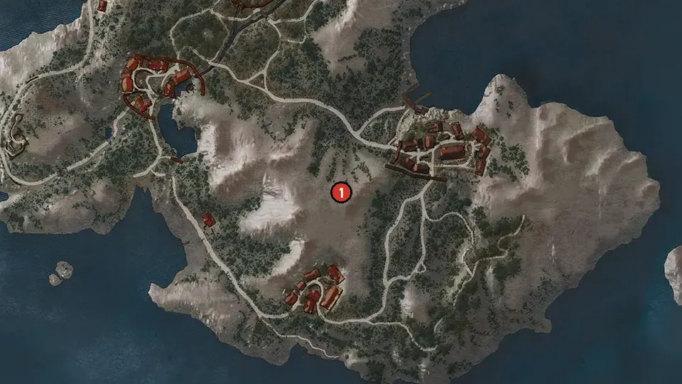 Map of the For Fame and Glory objectives around Lurthen