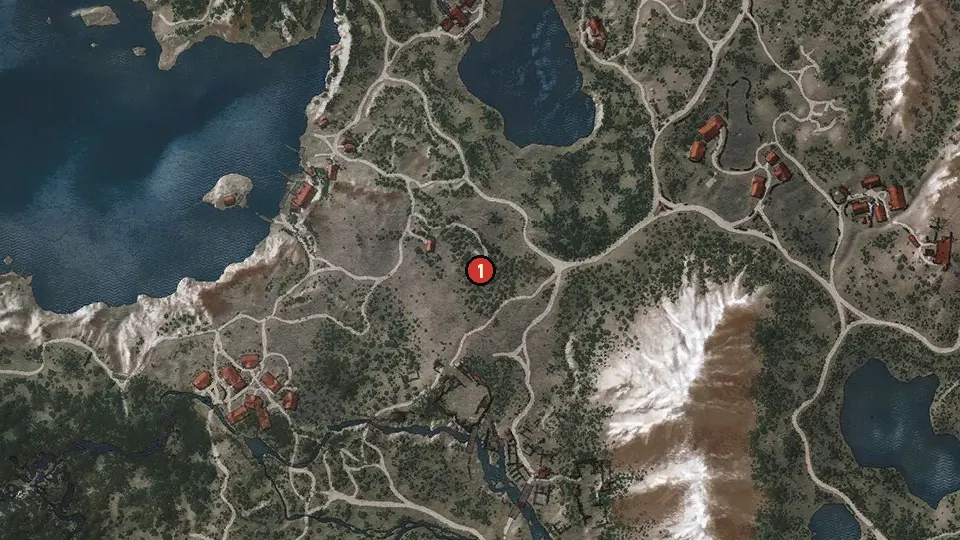Map of the Armed Assault objectives around Rannvaig
