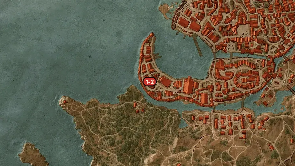 Map of the Warehouse of Woe objectives around Loggers' Hut