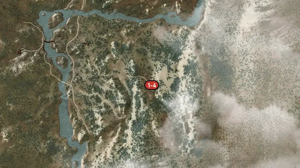 Map of the Greenhouse Effect objectives around Iron Mine