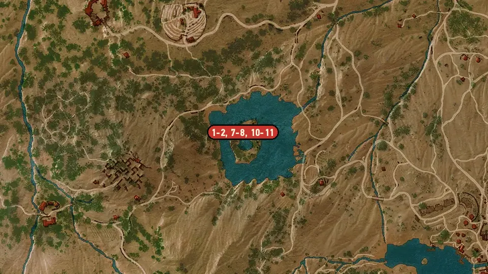 Map of the There Can Be Only One objectives around Chuchote Cave