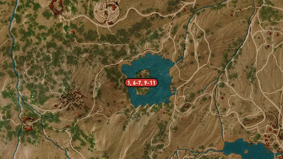 Map of the There Can Be Only One objectives around Chuchote Cave