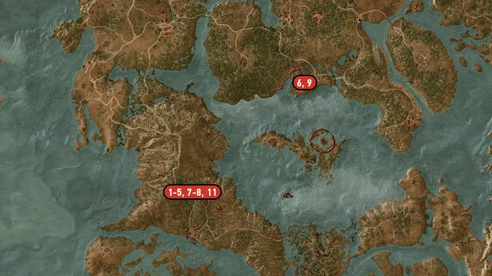 Map of the Contract: The Mystery of the Byways Murders objectives around Byways, Oreton
