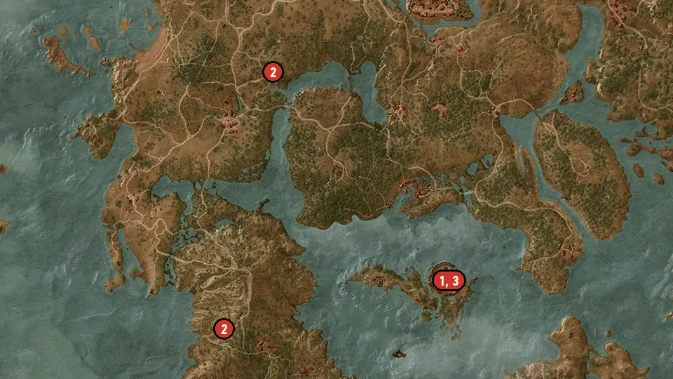 Map of the For the Advancement of Learning objectives around Fyke Isle, Forest Hut