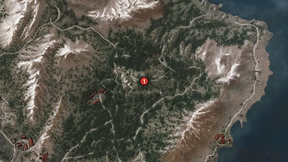 Map of the Coronation objectives around Gedyneith