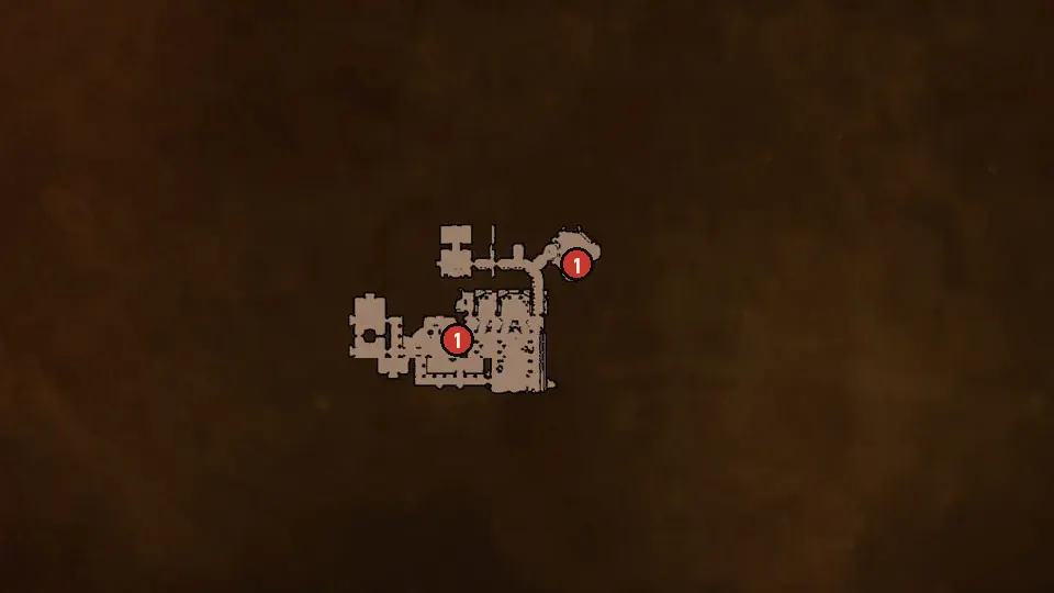 Map of the Brothers In Arms: Nilfgaard objectives around Royal Palace in Vizima