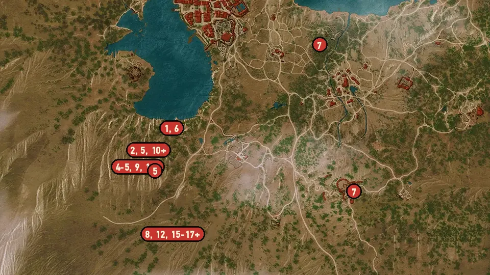 Map of the What Lies Unseen objectives around Hortense Vineyard, Mère-Lachaiselongue Cemetery