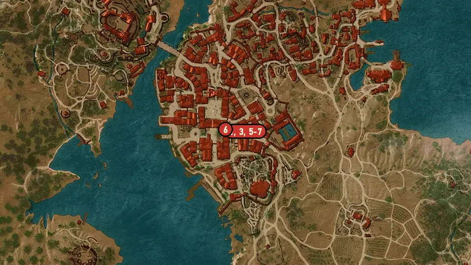Map of the Master Master Master Master! objectives around Metinna Gate