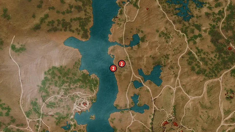 Map of the What Was This About Again? objectives around The Silver Salamander Inn