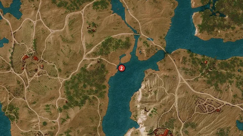 Map of the Around the World in… Eight Days objectives around Dun Tynne Crossroads