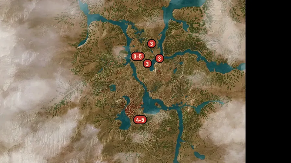 Map of the Wine Wars: Coronata objectives around Plegmund's Bridge, Coronata Vineyard
