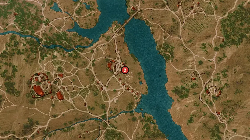 Map of the Don't Take Candy from a Stranger objectives around Plegmund's Bridge